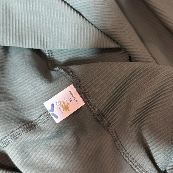 NWT! Extra High-Waisted PowerSoft Rib-Knit Split Flare Leggings - Size 2X💎 - Picture 12 of 12